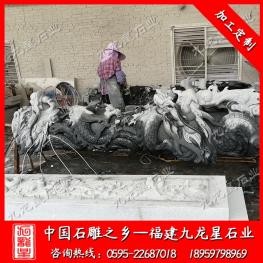 古建筑石雕龍柱雕刻 仿古石龍柱生產廠家