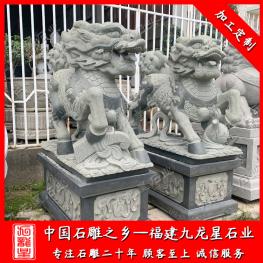門口石雕麒麟廠家價格 石雕麒麟規(guī)格