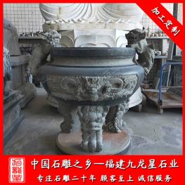 寺廟香爐石雕廠家出售圓形石雕香爐 石雕香爐報(bào)價(jià)