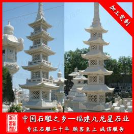 寺廟石雕佛塔廠家 大型石塔 八角佛塔石雕廠家