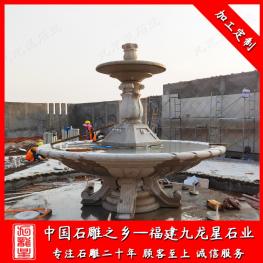 大型石雕噴水雕塑 酒店門口石雕噴泉水缽