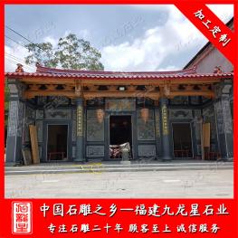 宗祠石材浮雕廠家雕刻 寺廟石材線雕設(shè)計效果圖