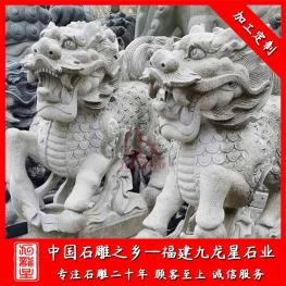門口石雕麒麟批發(fā) 惠安石雕麒麟廠家